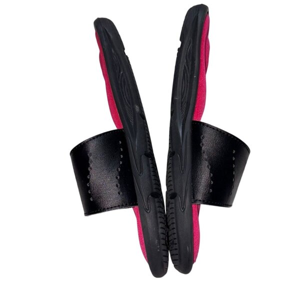 Under Armour UA Ignite IX Girls Slides/Sandals-Pink/Black-Size 2Y-GUC - Picture 5 of 8